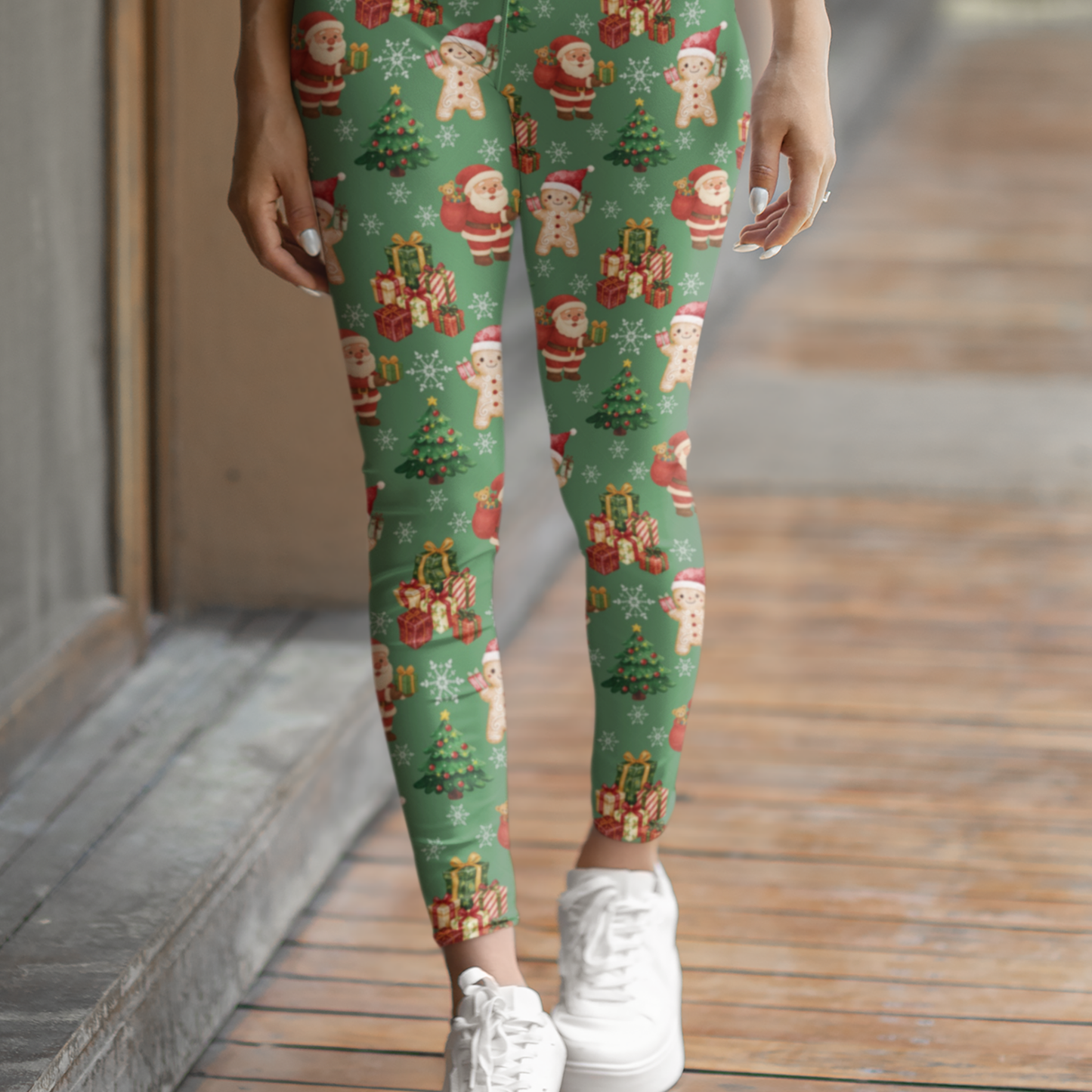 Christmas Santa & Gingerbread SVG