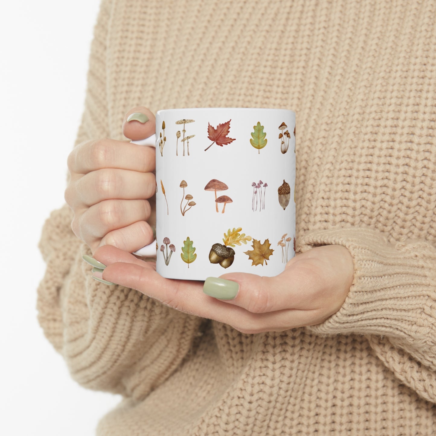 Mushrooms Ceramic Mug 11oz