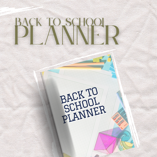 Back To School Planner