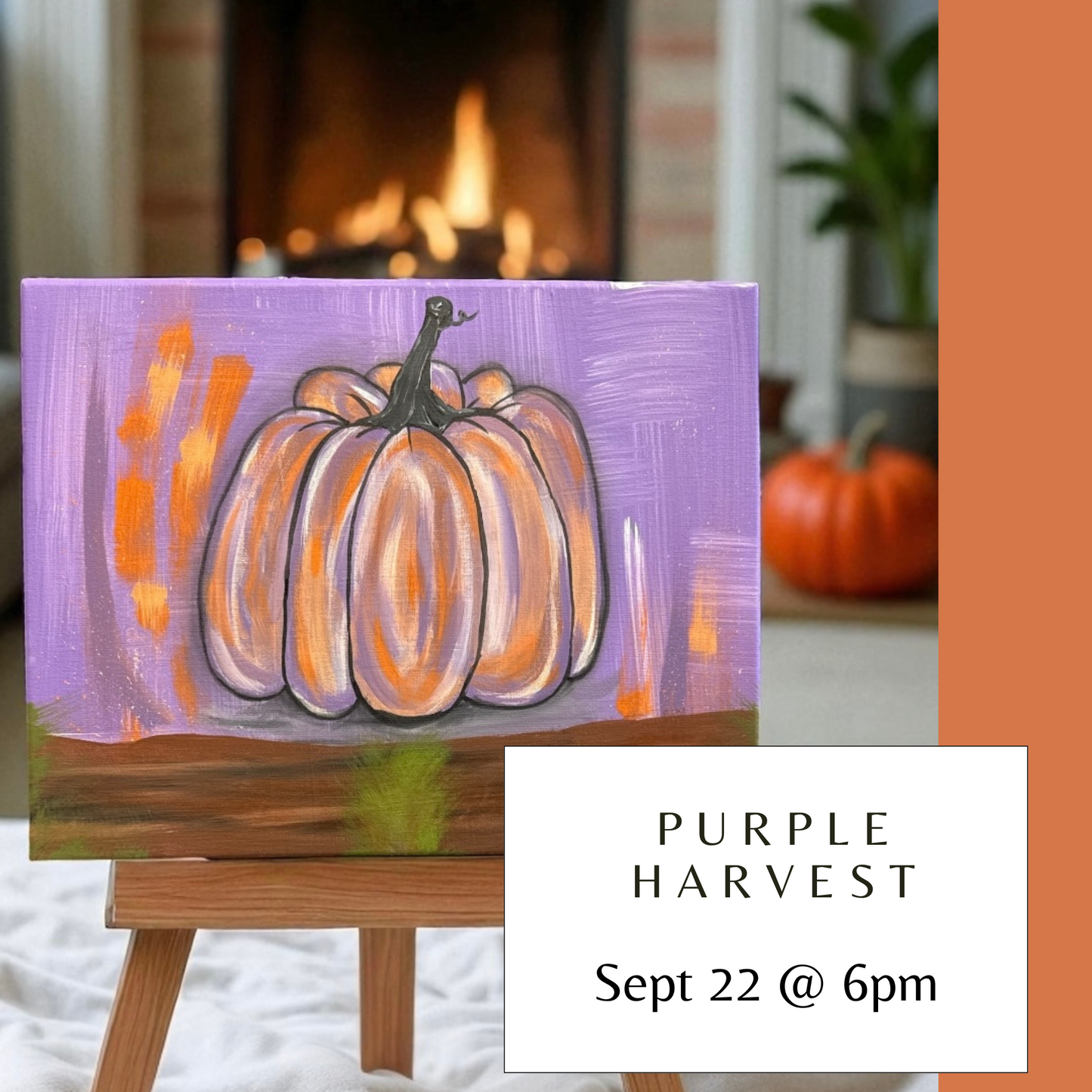 Purple Harvest Paint & Sip (Sept 22)
