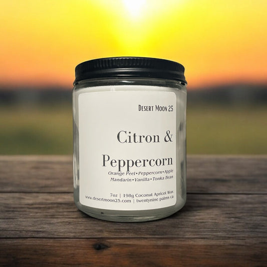 Citron & Peppercorn Candle 7oz