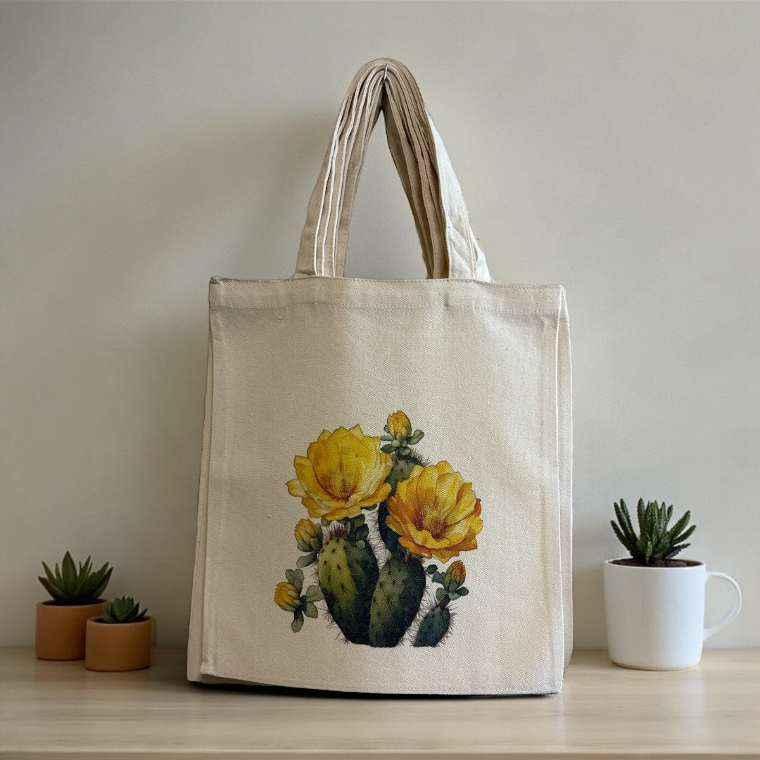 Cactus Canvas Totes