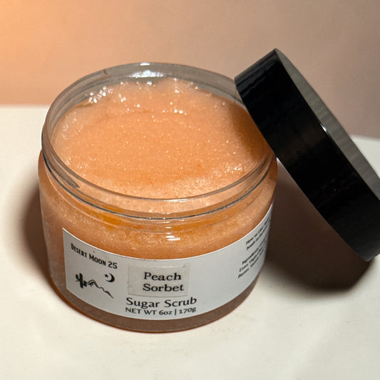 Peach Sorbet Gentle Exfoliating Sugar Scrub