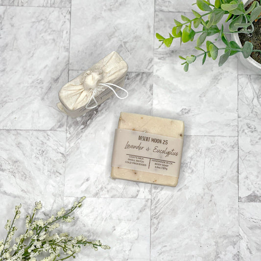 Lavender Eucalyptus Goat's Milk Bar Soap 4.5oz - Desert Moon 25