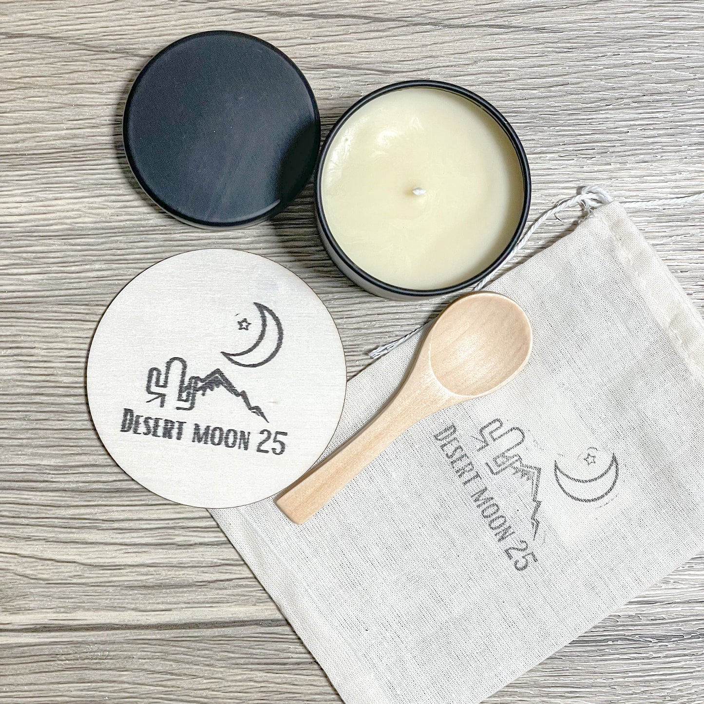 Black Raspberry Vanilla Lotion Candle 3 oz - Desert Moon 25