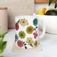 Pressed Flowers Ceramic Mug 11oz