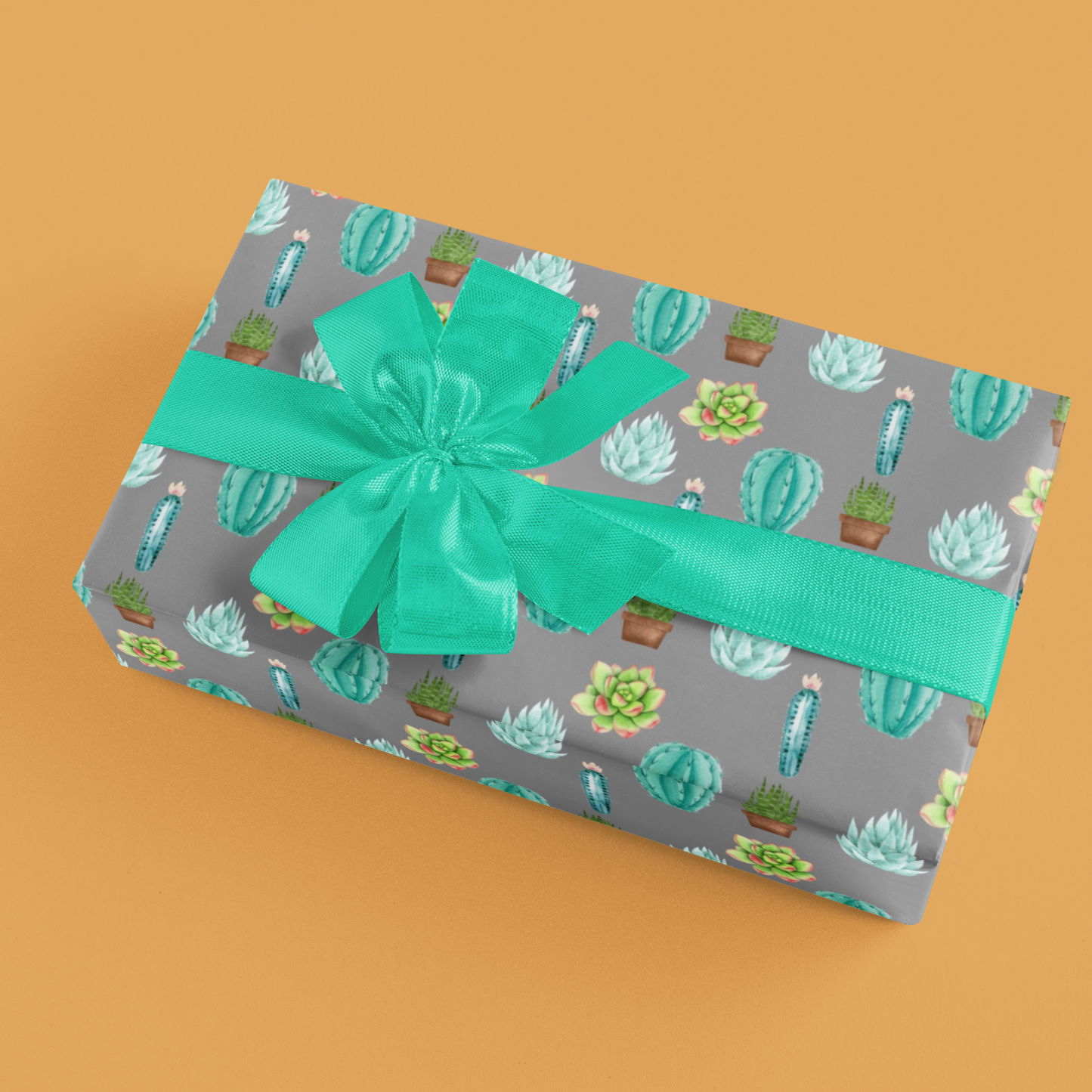 Succulent Cactus Pattern SVG