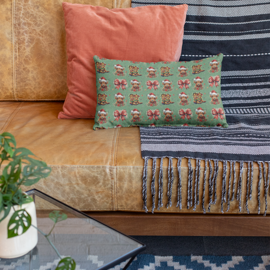 Christmas Highland Cows and Bows SVG