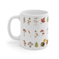 Mushrooms Ceramic Mug 11oz