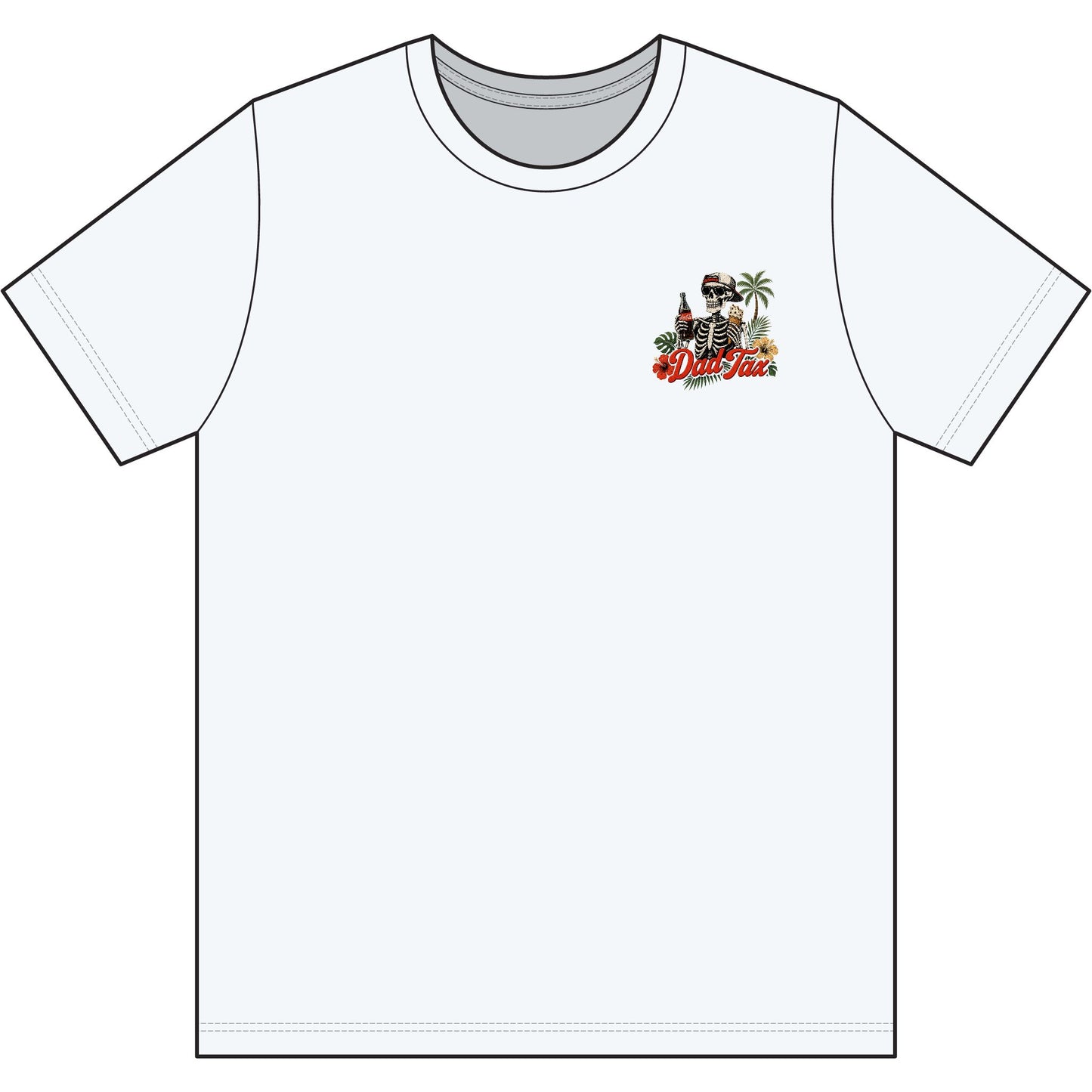 Skeleton Tee - 'Making Sure It's Not Poison' Skull T-Shirt