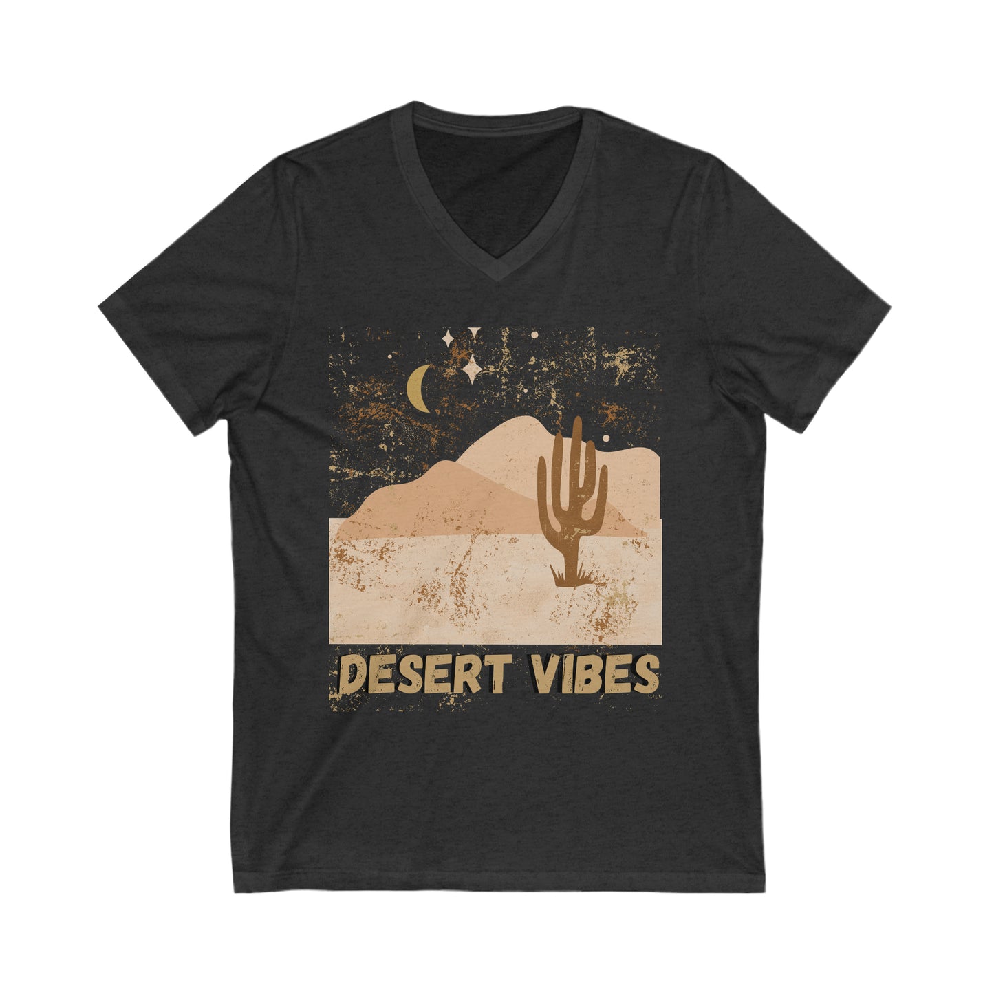 Desert Vibes Unisex Jersey Short Sleeve V-Neck Tee