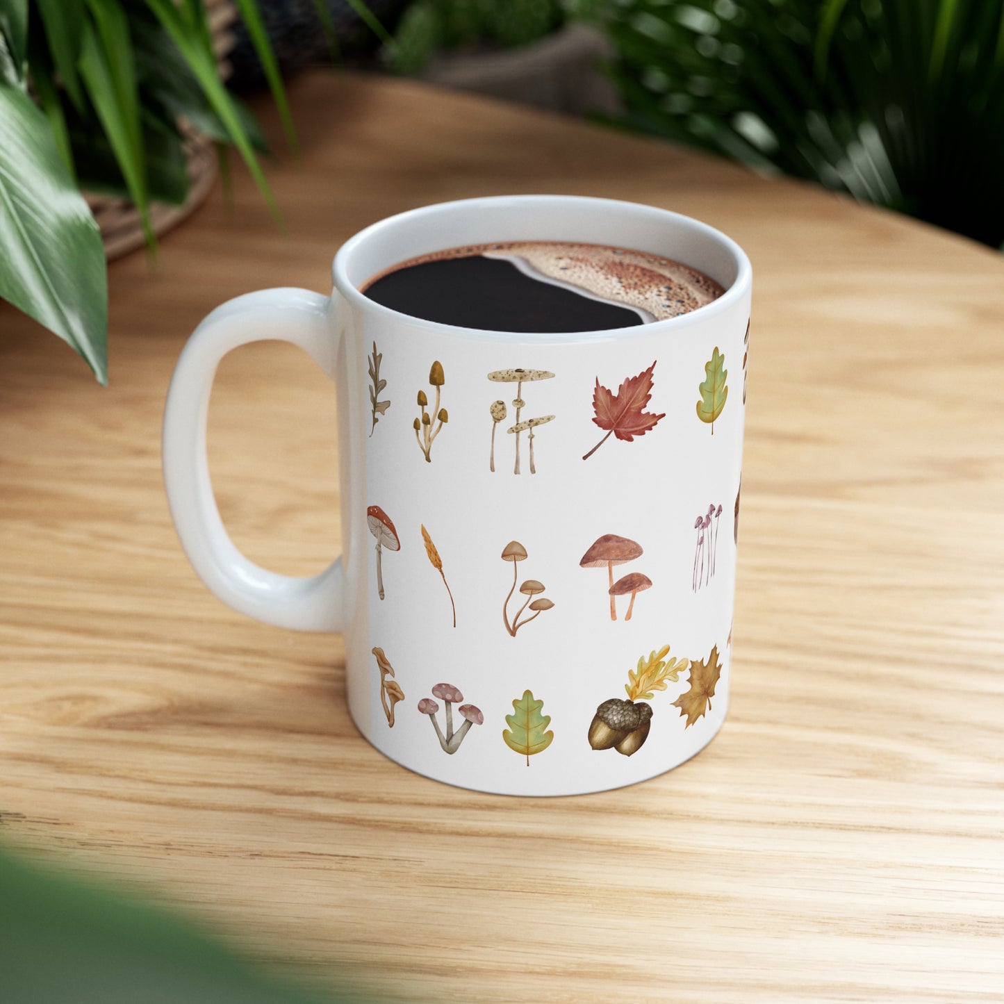 Mushrooms Ceramic Mug 11oz