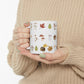 Mushrooms Ceramic Mug 11oz