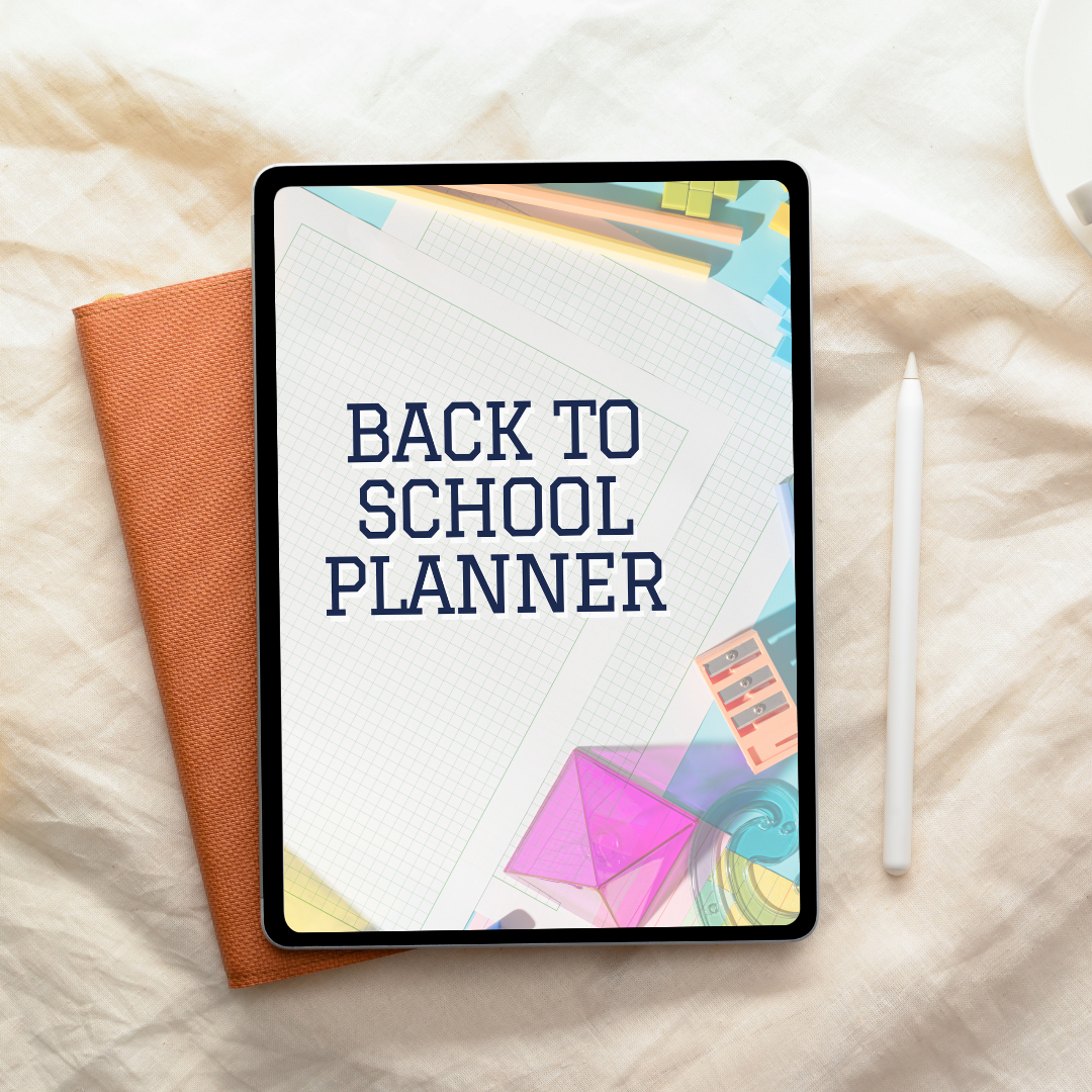 Back To School Planner
