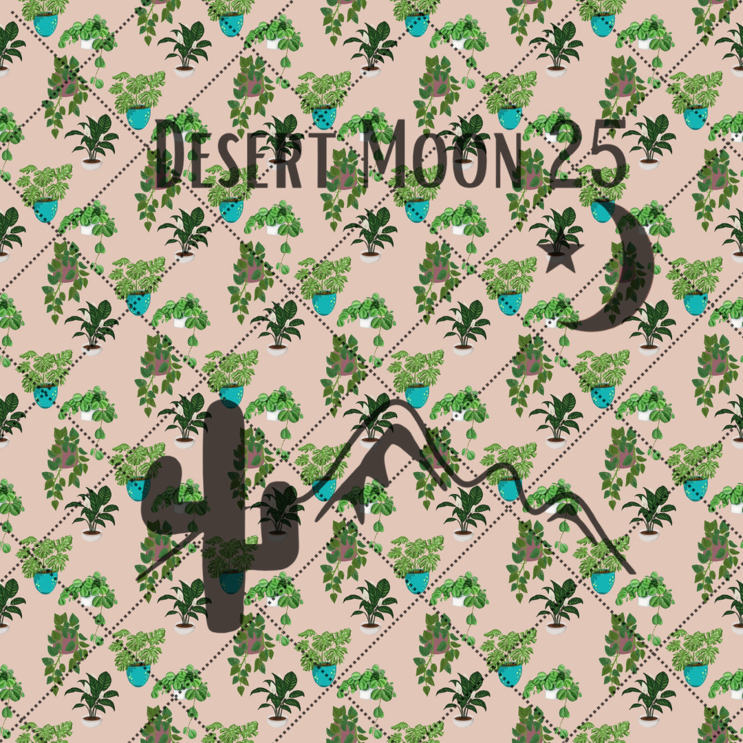 Botanical Potted Plants SVG