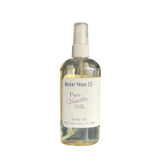 Pure Vanilla Silk Body Oil 4oz