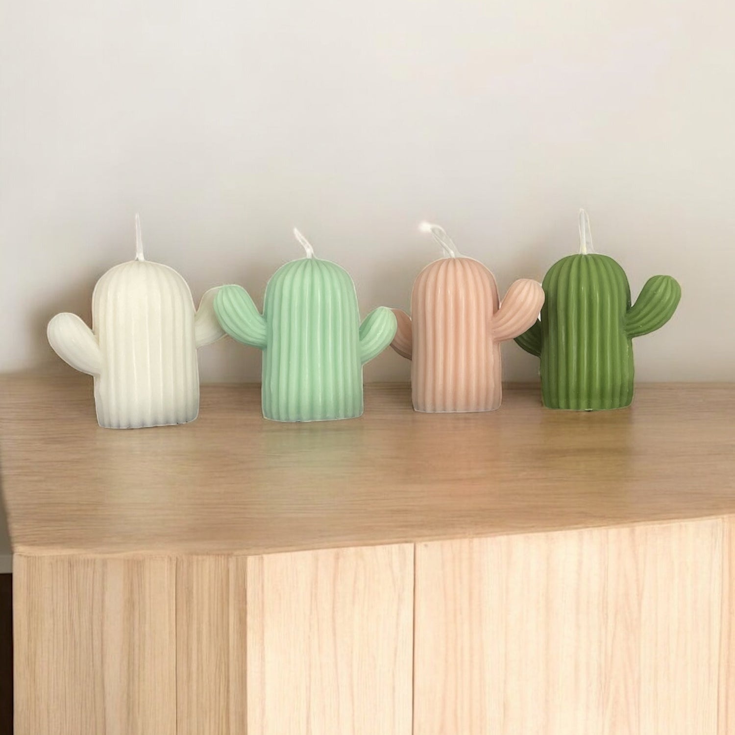 cactus candle natural soy wax candle