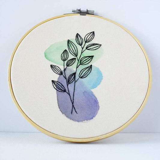 Watercolor & Embroidery (July 31)