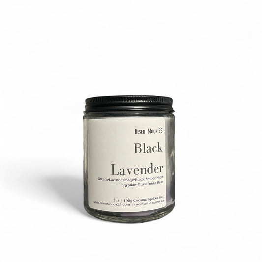 Black Lavender Candle 7oz