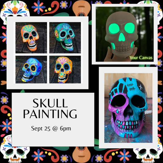 Glow Skull Paint Workshop (Sept 25)