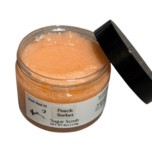 Peach Sorbet Gentle Exfoliating Sugar Scrub