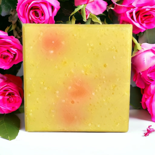 Rose & Vitamins Scrub Bar Soap 4.5 oz