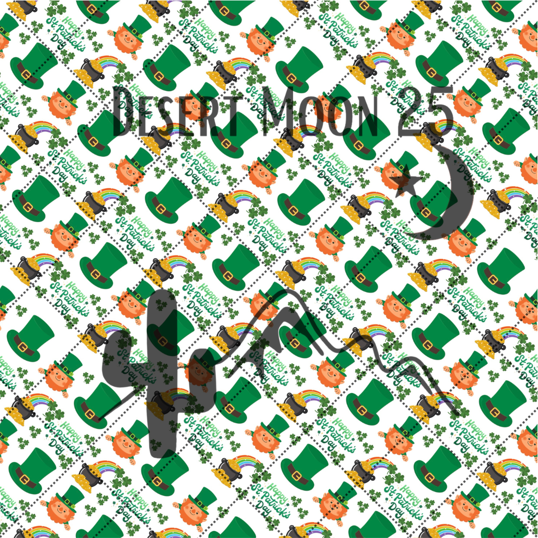 St. Patrick’s Day Leprechaun & Shamrock SVG