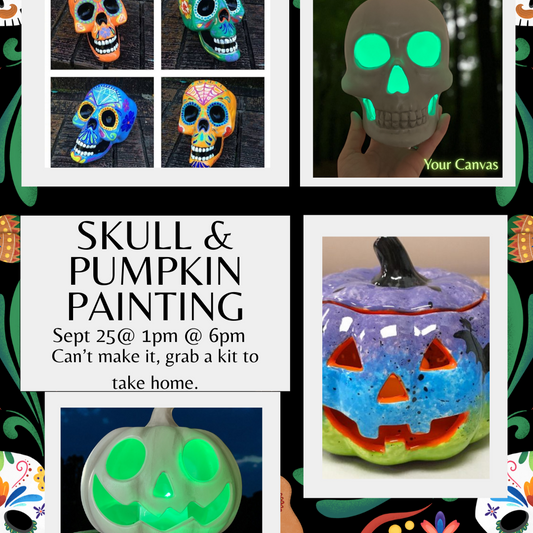 Glow Skull Paint Workshop (Sept 25)