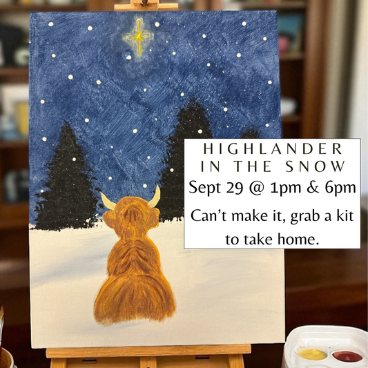 Highland in the Snow (Sept 29)