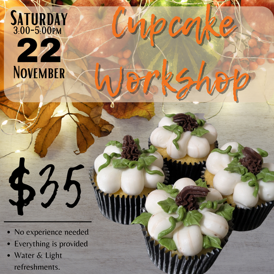 Cupcake Decorating Workshop (Saturday Nov 22)