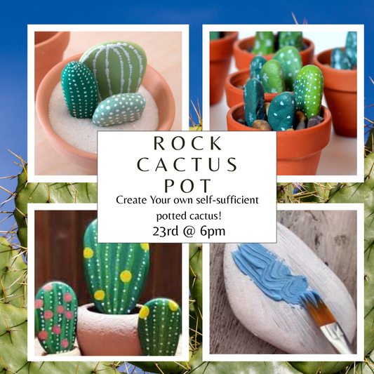 Rock Cactus Pot (July 23rd)