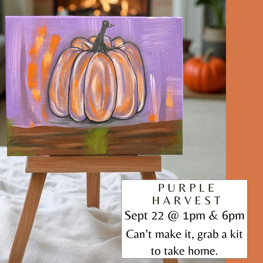 Purple Harvest Paint & Sip (Sept 22)