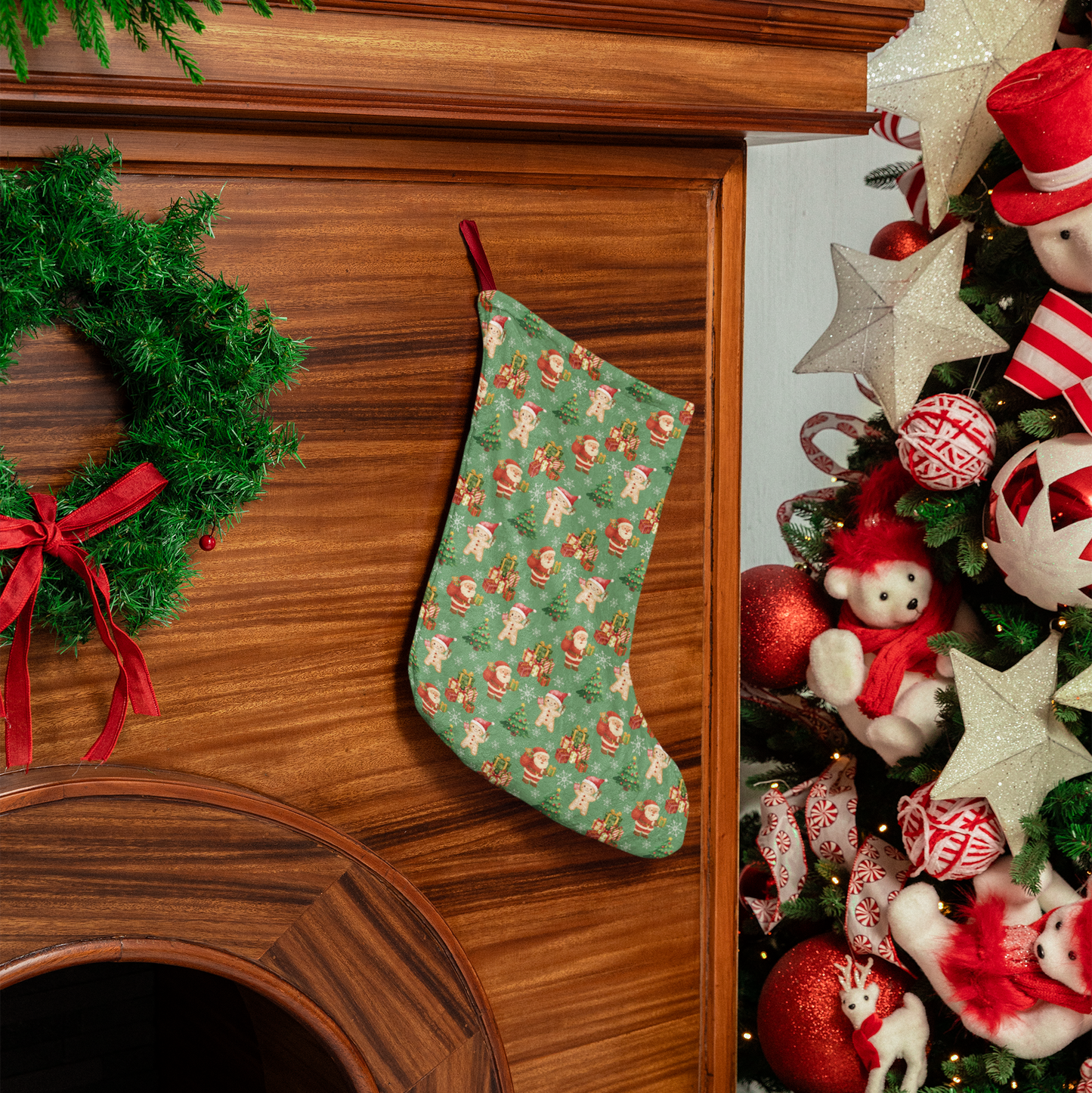 Christmas Santa & Gingerbread SVG