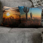 Desert Sunset Spun Polyester Square Pillow Case - Desert Moon 25