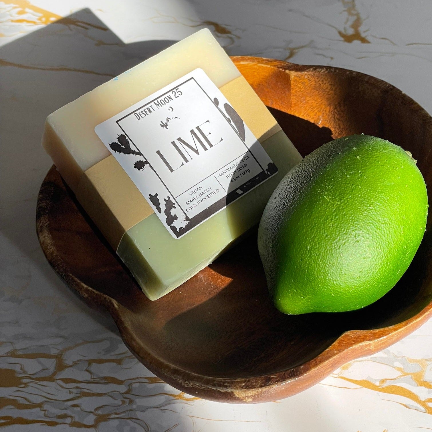 Lime Bar Soap 4.5 oz - Desert Moon 25