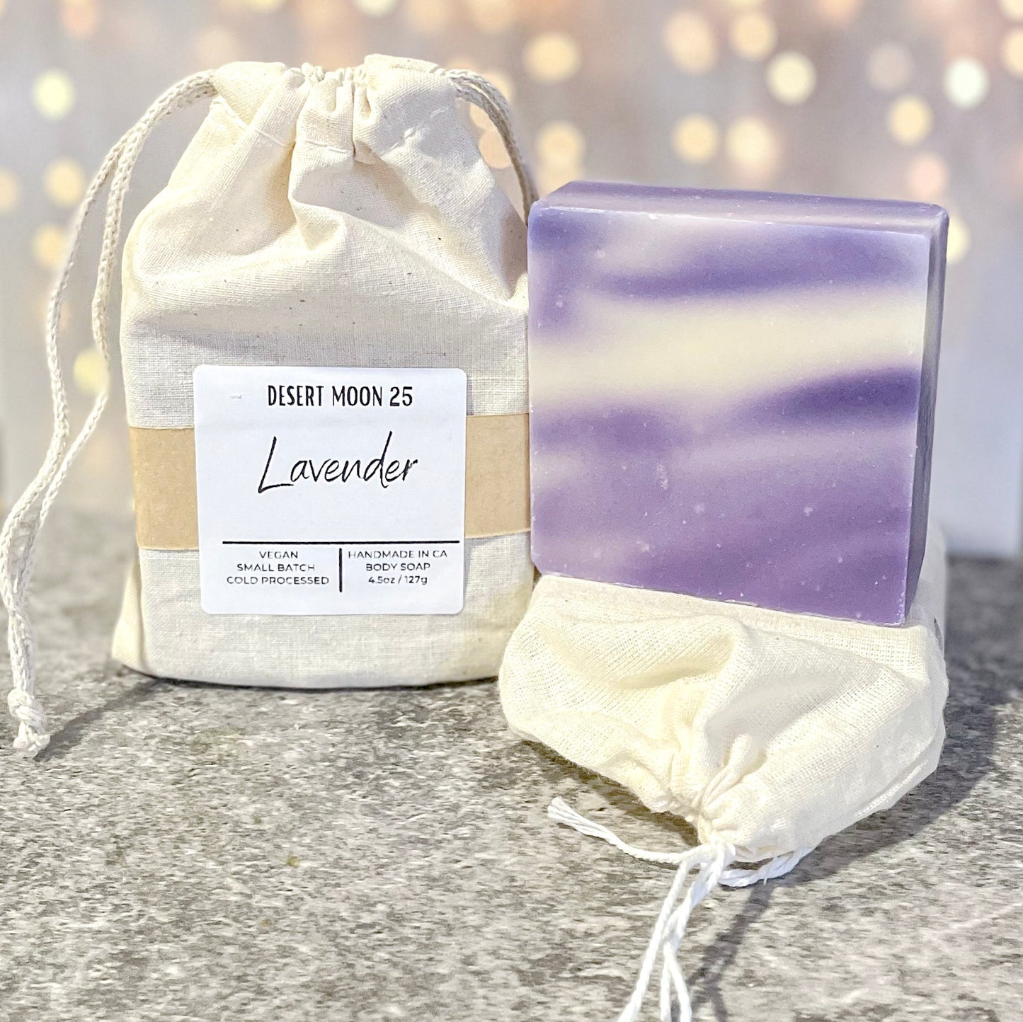 Lavender Bar Soap 4.5oz - Desert Moon 25