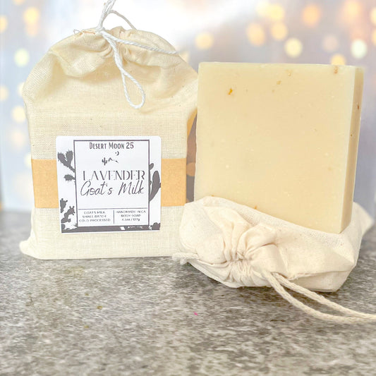Lavender Goat's Milk Bar Soap 4.5oz - Desert Moon 25