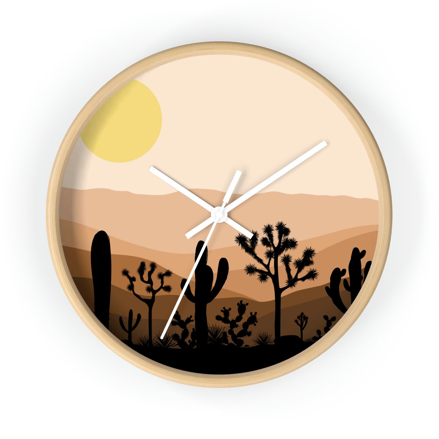Desert Vibes Wall clock - Desert Moon 25