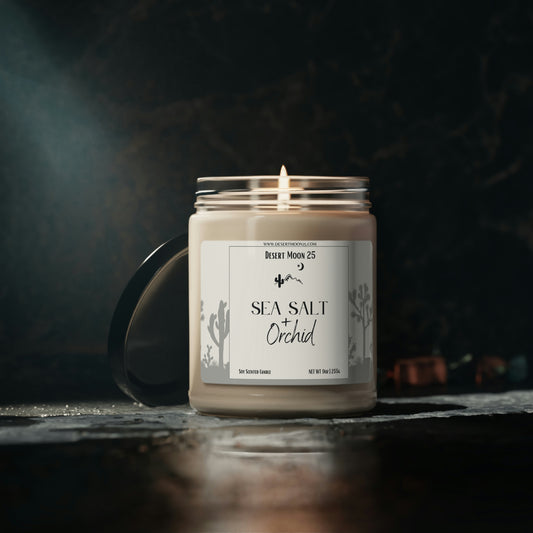 Scented Soy Candles, 9oz (5 Scents Available) - Desert Moon 25
